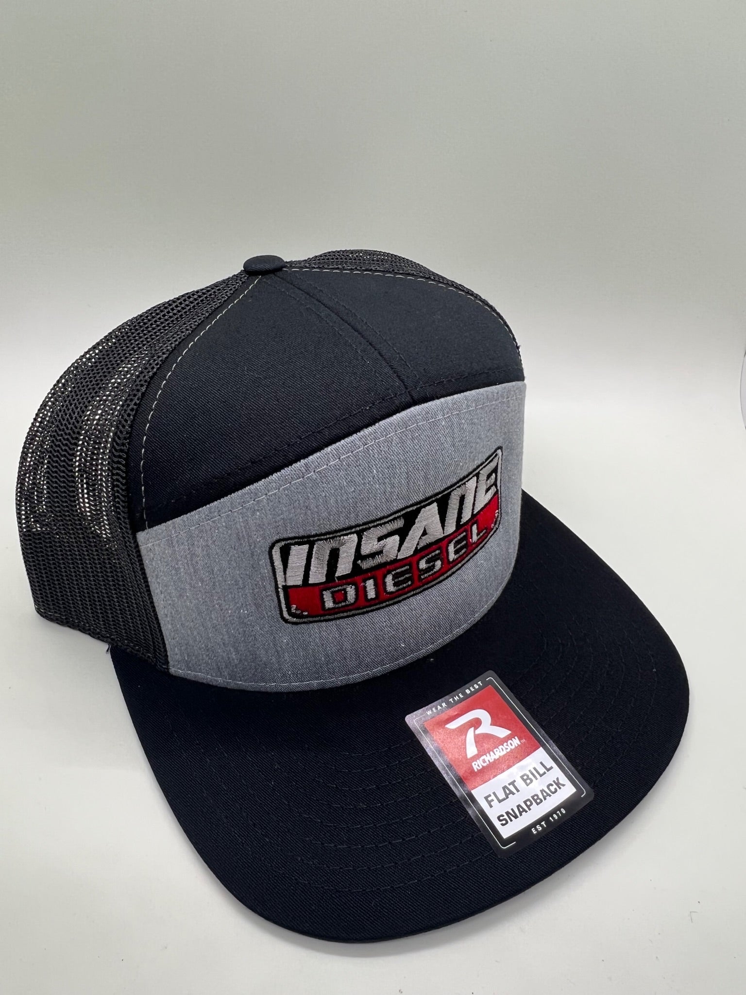 Insane Diesel Hat- 7 panel flat bill Snap back